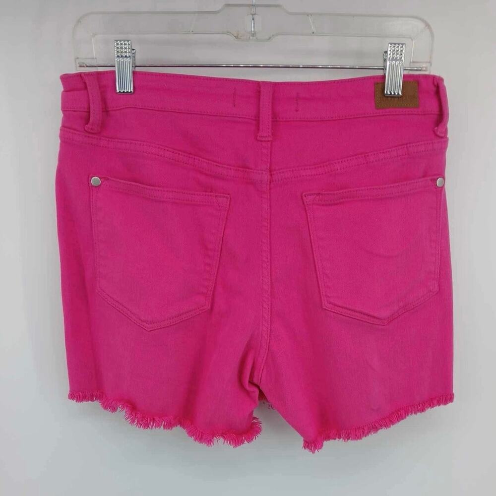 Judy blue hot pink Jean shorts